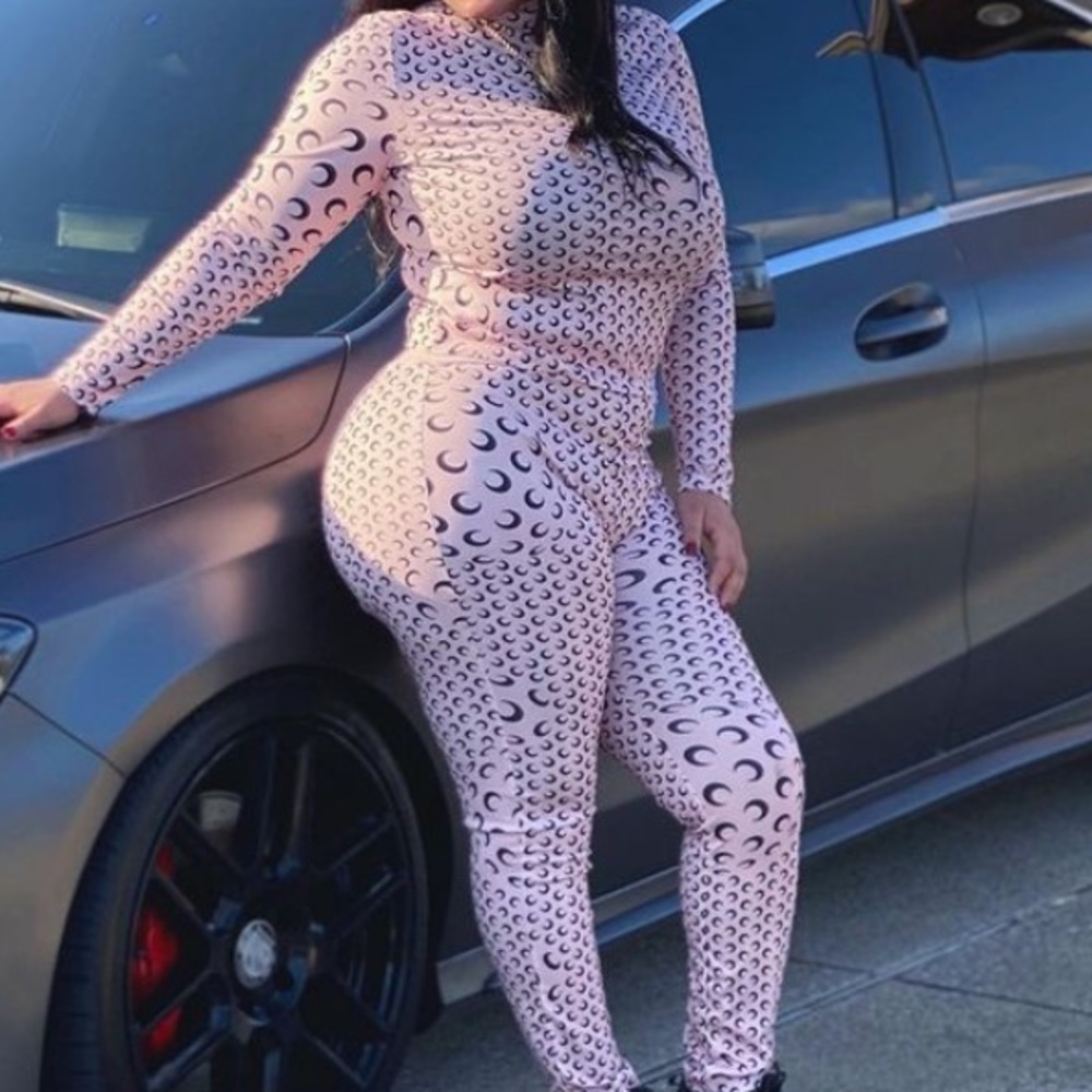 Pink 2 piece moon set